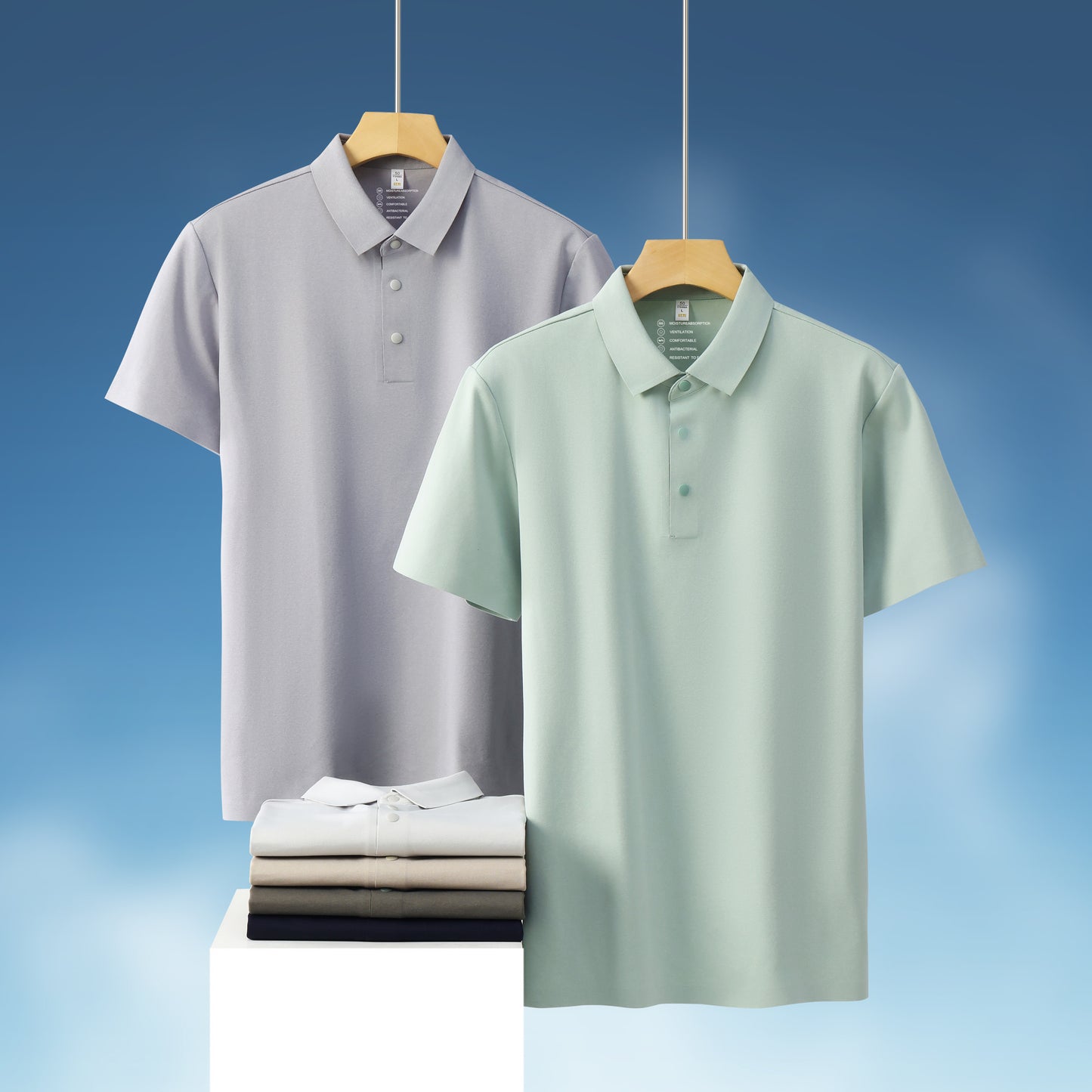 Ice-Cool Cloud-Touch Cotton Polo Shirt