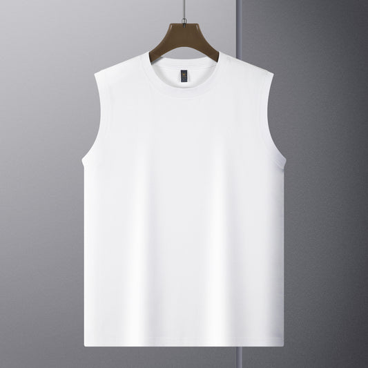100% Cotton Sleeveless Round Neck T-Shirt