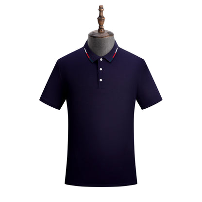 Icesilk Cooling Color-Block Collar Polo Shirt